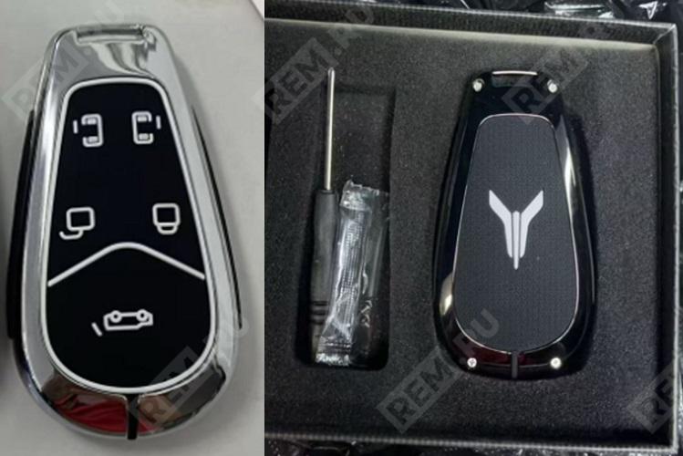  ACNTV03EK  чехол для ключа, хром (фото 1)