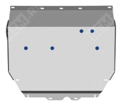  ESPNL002EP  защита переднего мотора алюминиевая (фото 1)