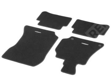  A21668006489F87  комплект текстильных ковров салона, черные (фото 1)