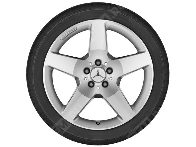  A16640119027X25  диск литой 19" amg 5 спиц, серебристый (фото 2)