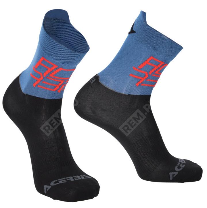  0025360.251.067  носки acerbis mtb light socks blue/black, l/xl (фото 1)
