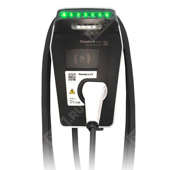 Зарядная станция Pandora Mini 711C с кабелем Type2 GASPEV6032103 зарядная станция pandora mini 711c с кабелем type2 (фото 1)