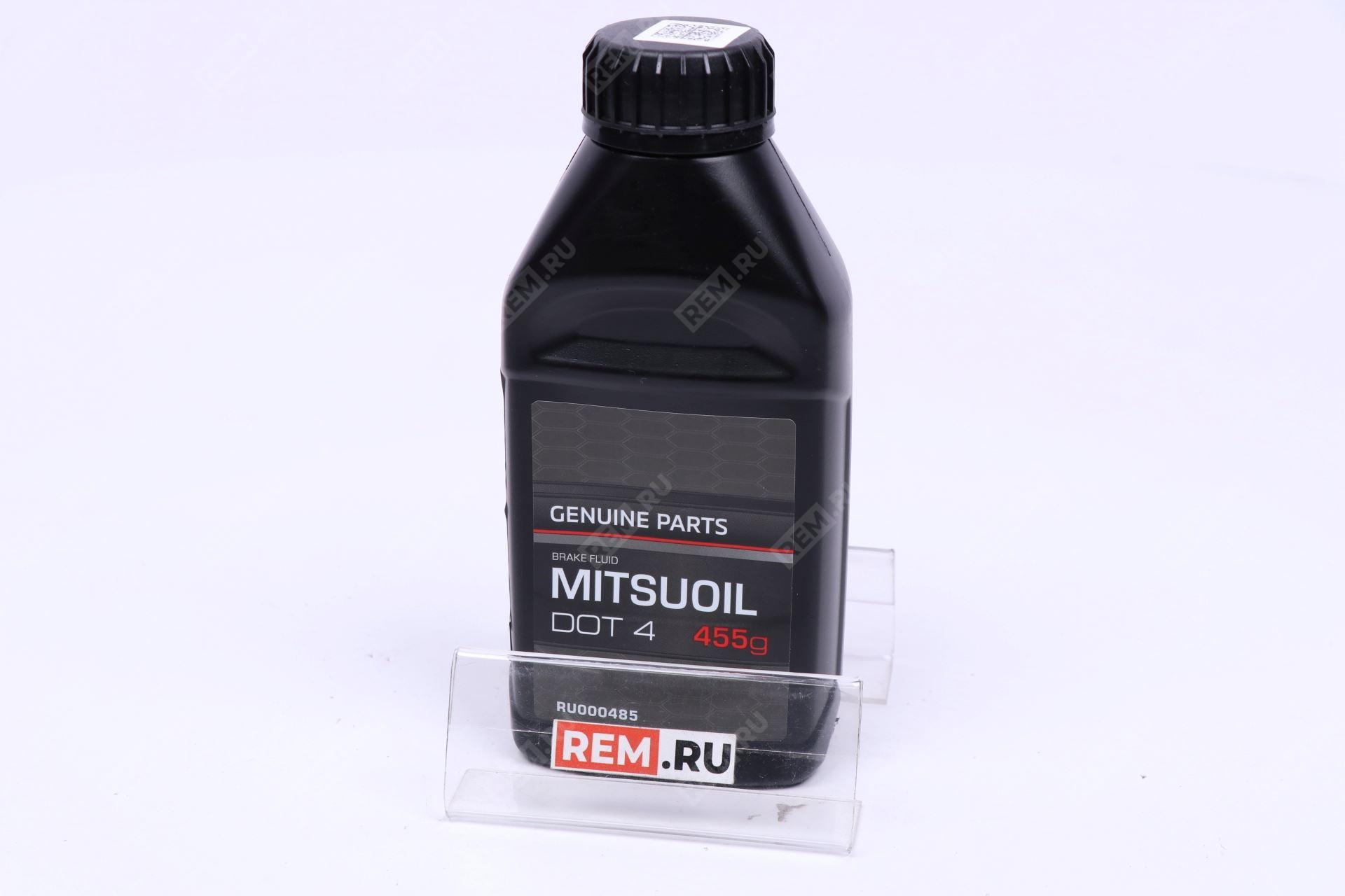 Жидкость тормозная Mitsuoil DOT4 455г Mitsubishi RU000485 жидкость тормозная mitsuoil dot4 455г