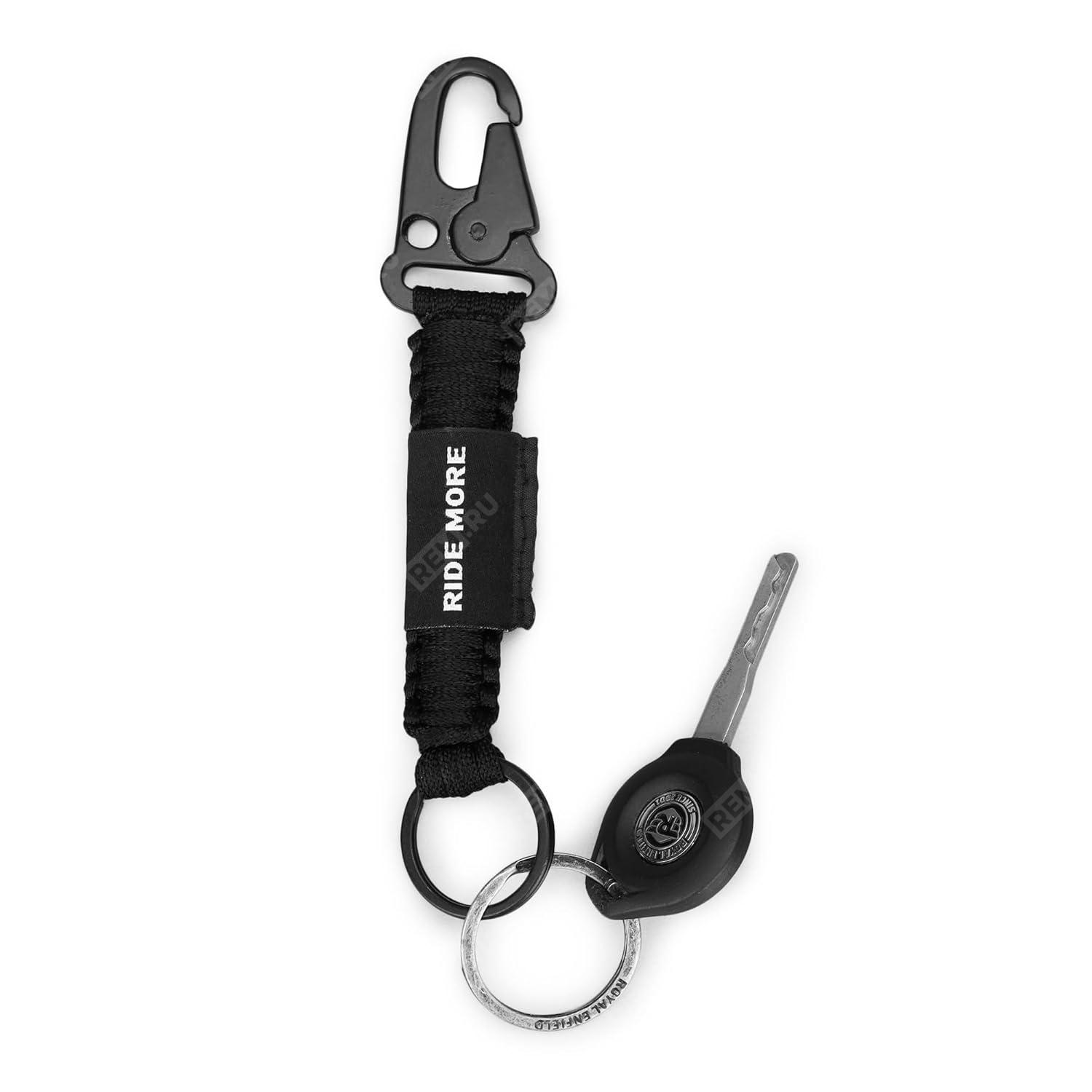  RLCKCO240009  брелок для ключей карабин ride more nylon braided keychain (фото 2)