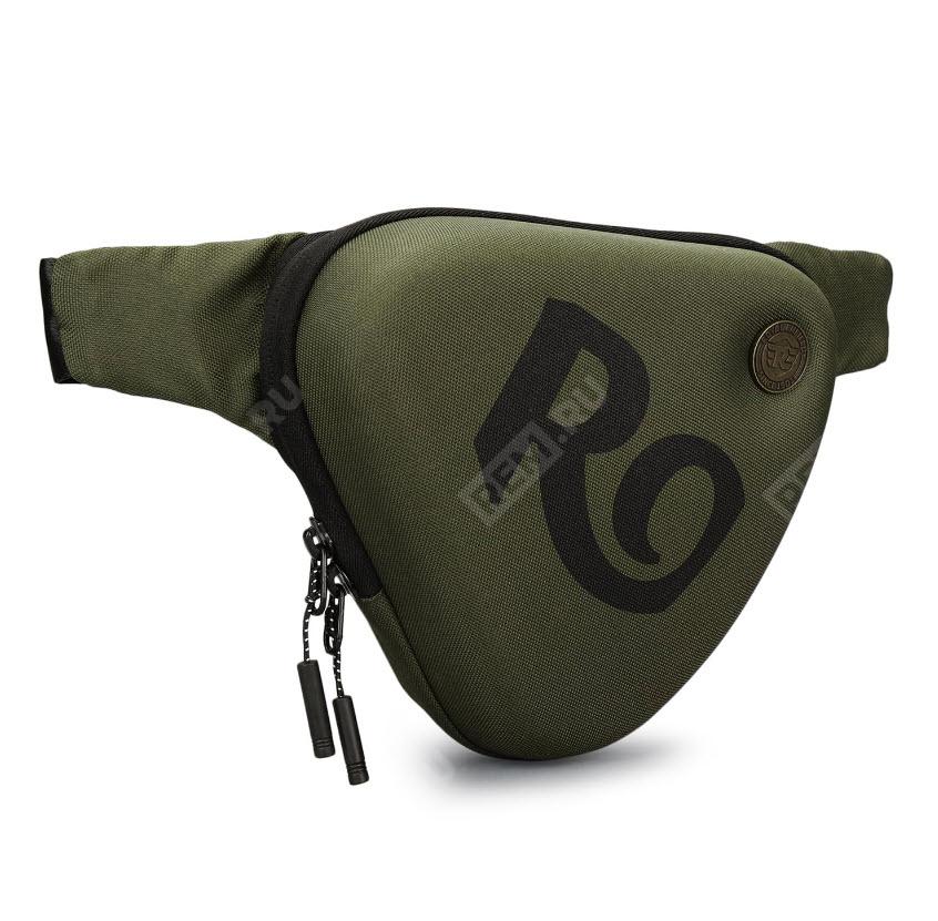  RLCBGS250007  сумка через плечо royal enfield moulded hardshell crossbody bag dark green (фото 1)