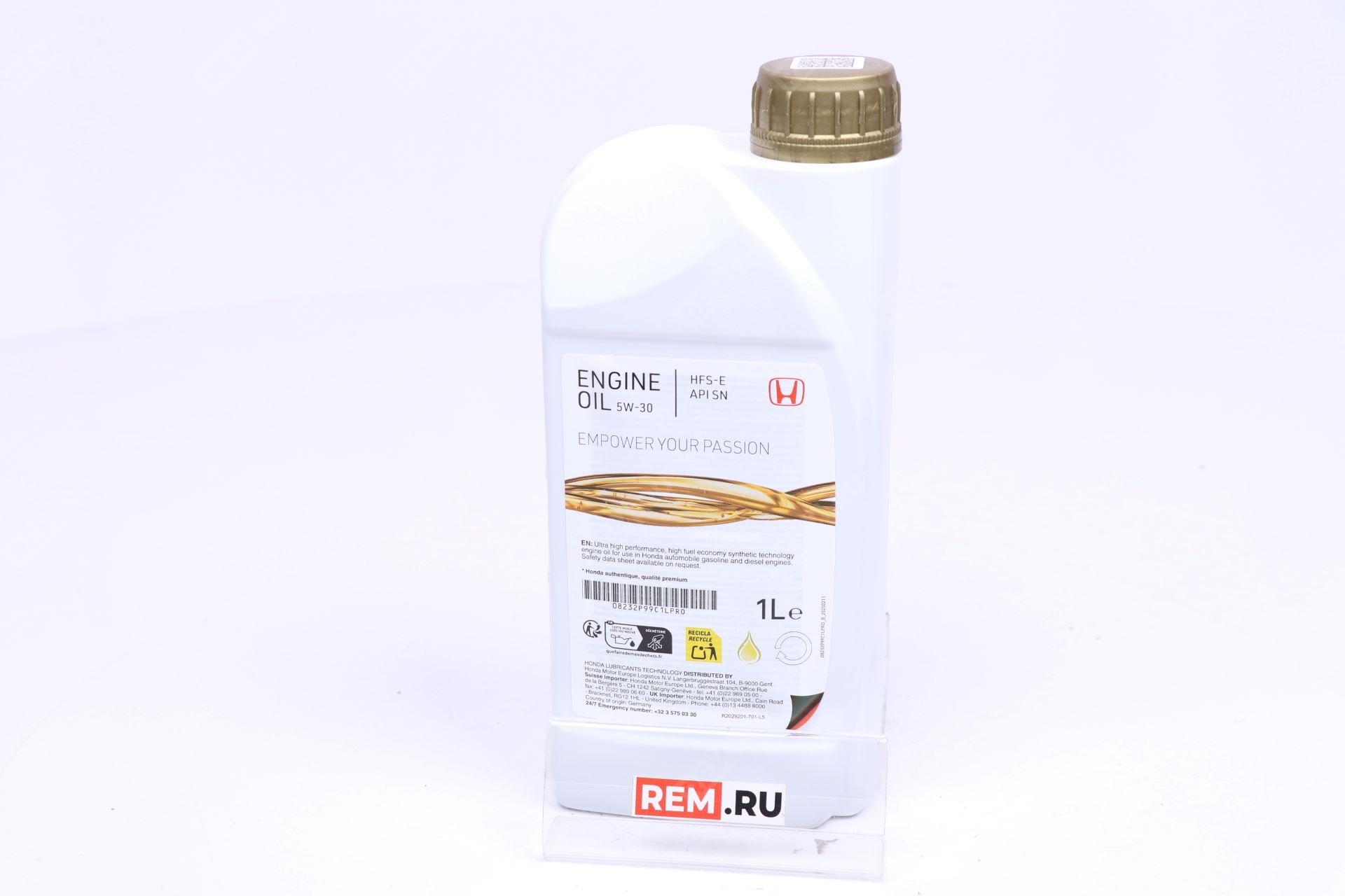  08232P99C1LPRO  масло моторное hfs-e 5w-30, 1л (фото 3)