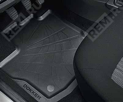 Комплект литьевых ковров салона, грузовая версия Renault 8201149591 комплект литьевых ковров салона, грузовая версия (фото 1)