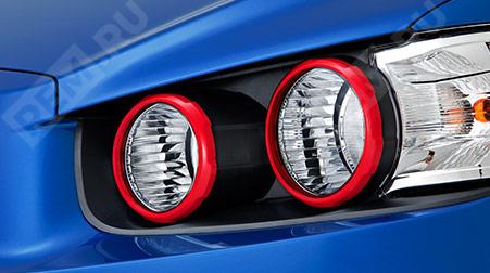 Как разобрать фару авео т300 95950440 Купить Окантовки фар, красные Chevrolet GM - купить в интернет-магазине