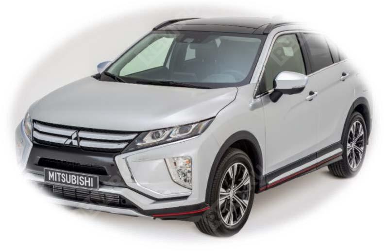  MZ576673EX  накладка переднего бампера, серебристая (фото 2)