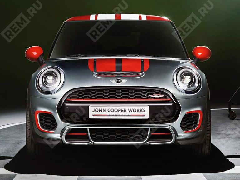  51117360738  решетка переднего бампера jcw, средняя (фото 1)