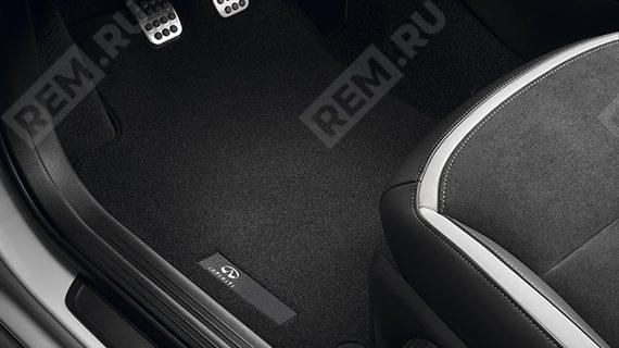 Комплект текстильных ковров салона, черные Infiniti KE7455D084B1 комплект текстильных ковров салона, черные (фото 1)