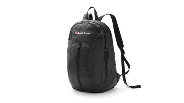  3151500200  складной рюкзак audi sport backpack packable, black (фото 1)