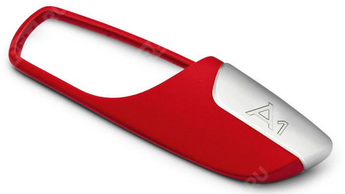  3181001200  брелок для ключей audi a1 key ring red (фото 1)