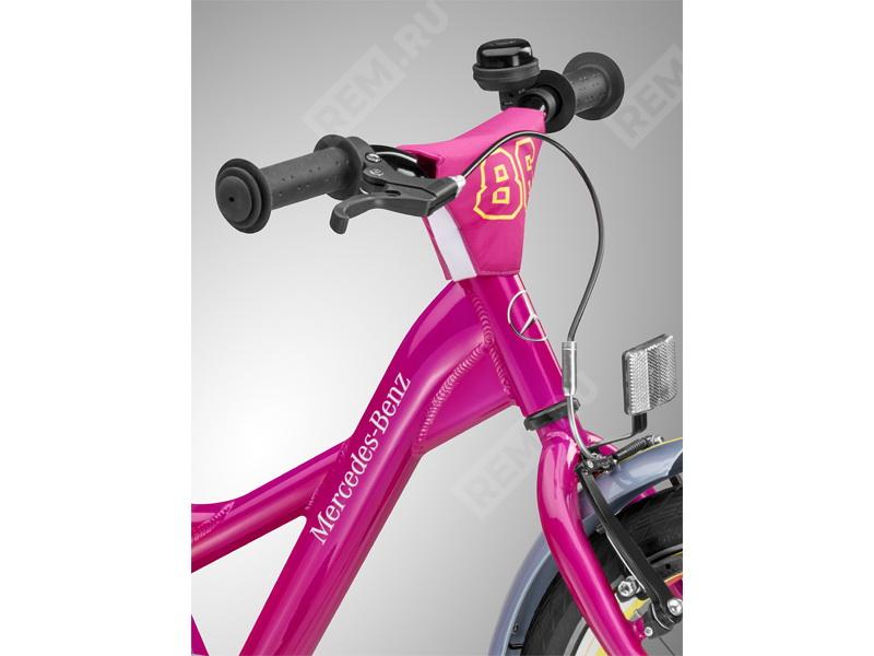  B66450067  велосипед детский, цвет ярко-розовый (фото 1)