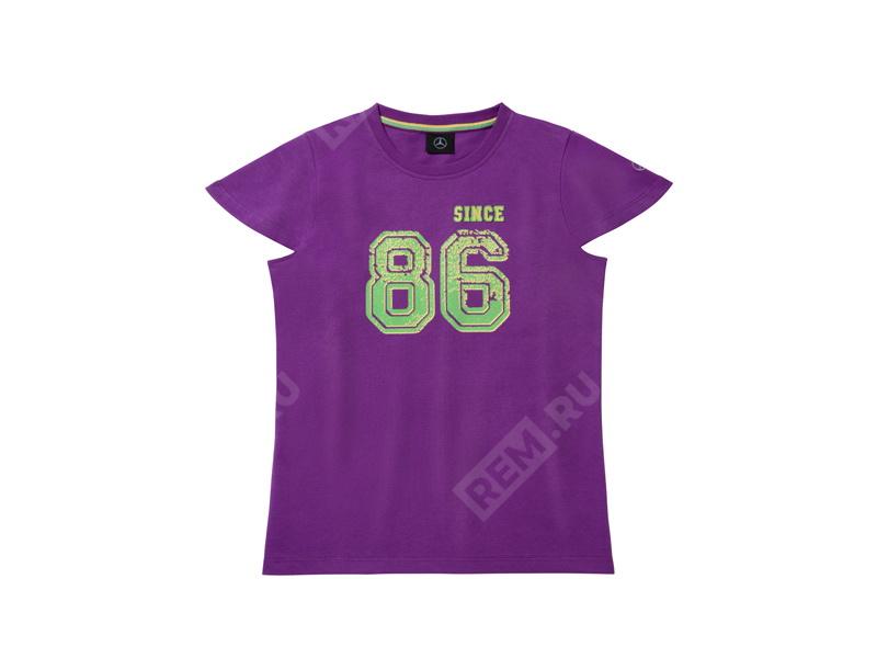  B66953177  футболка для девочек, mercedes-benz, размер 116-122 (фото 1)