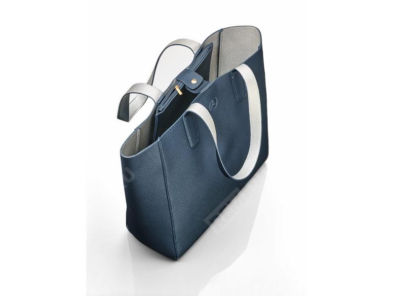  B66953714  сумка для покупок, цвет синий / серебристый (фото 2)