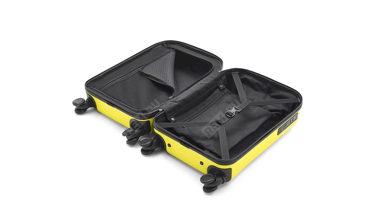  80222445678  компактный чемодан mini на колесиках, лимонный (фото 3)