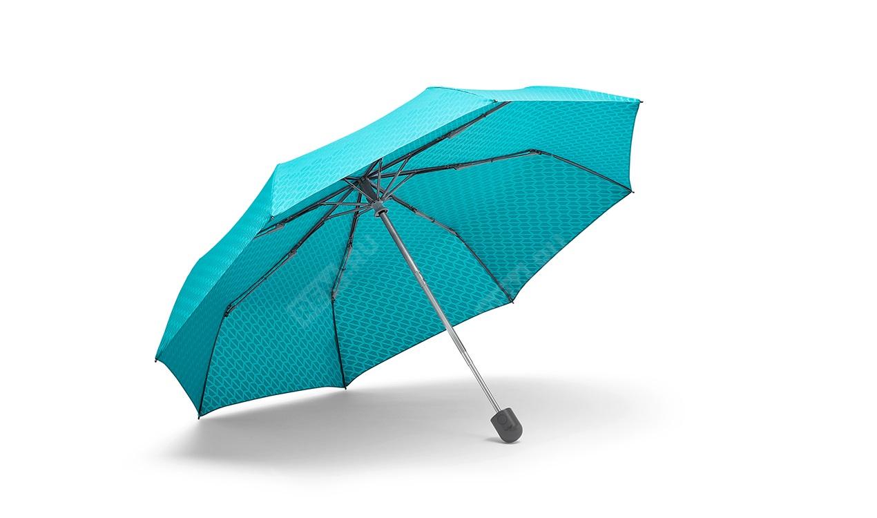  80232445720  складной зонт mini, бирюзовый (фото 1)