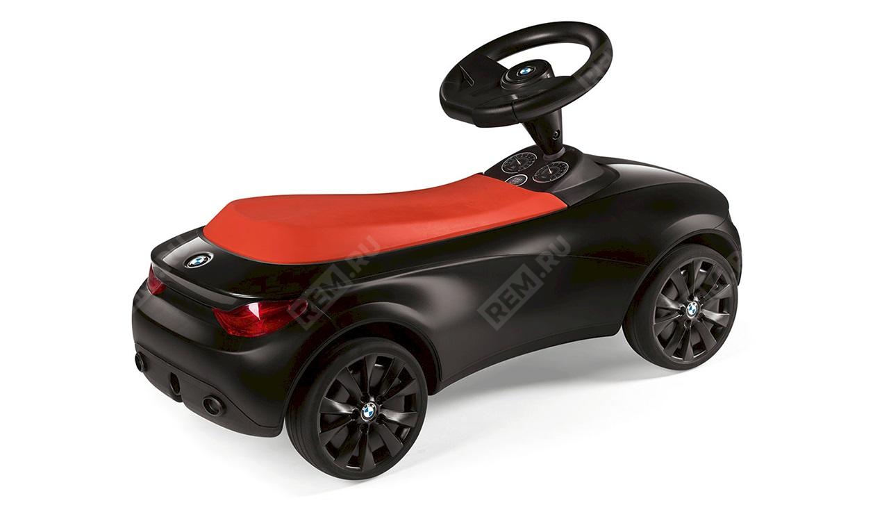  80932413782  детский автомобиль bmw babyracer lll, черный/оранжевый (фото 2)