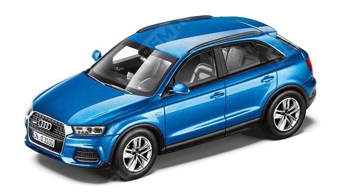  5011403613  модель audi q3, синий (hainan blue), 1:43 (фото 1)