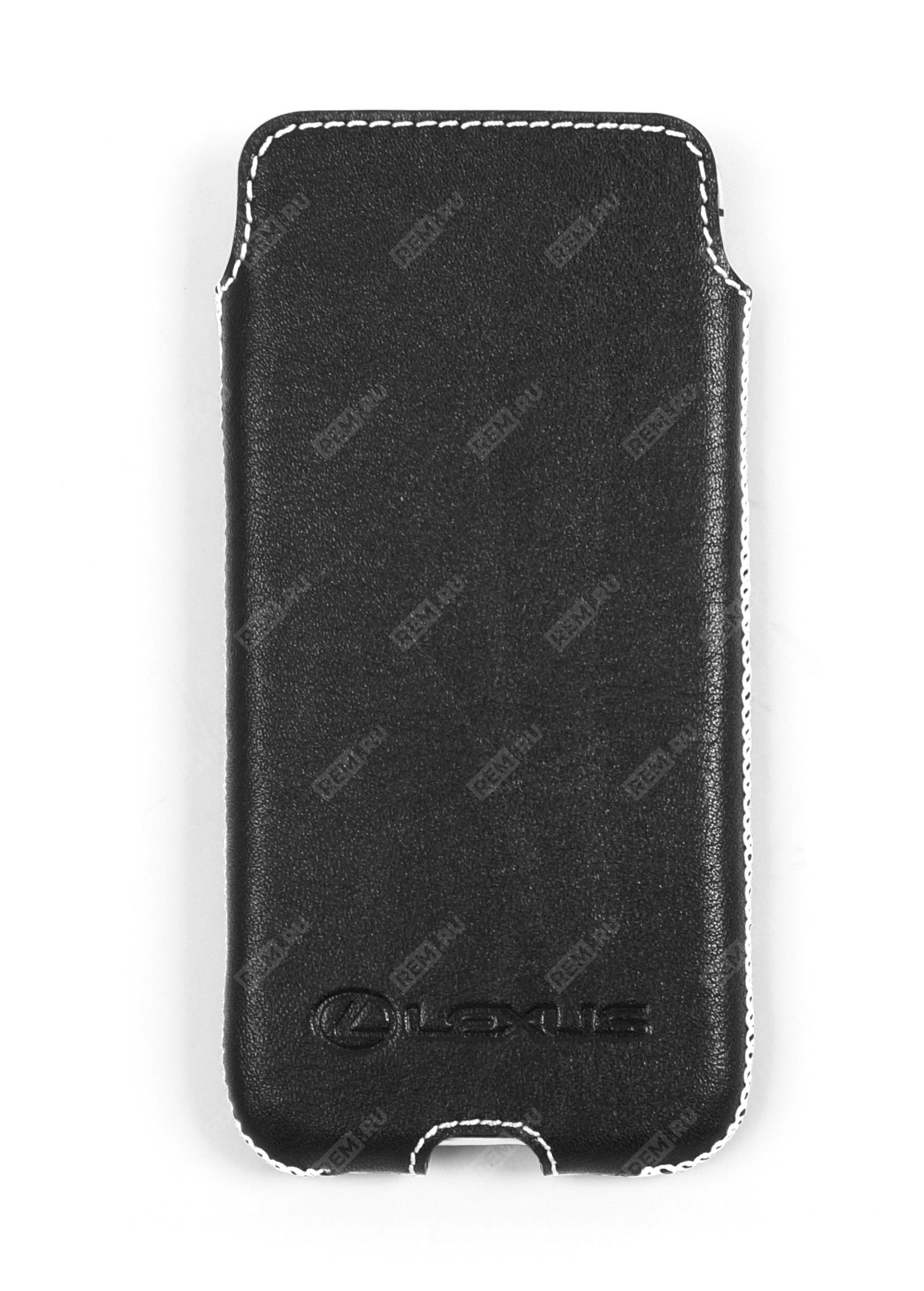  LMSC00070L  чехол для apple iphone 6 lexus, кожа, черная, standard (фото 1)