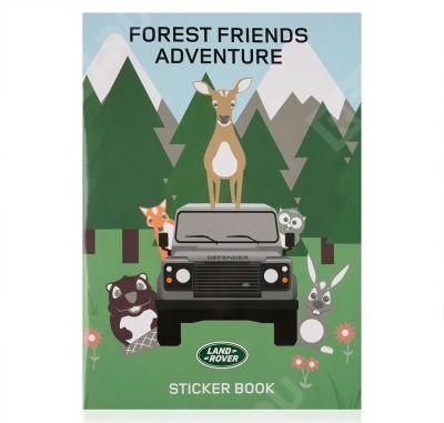  LDGF617NAA  детская книжка с наклейками land rover лесные друзья (фото 1)