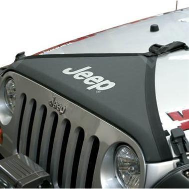  82210316  чехол защитный на капот, черный с логотипом jeep (фото 1)