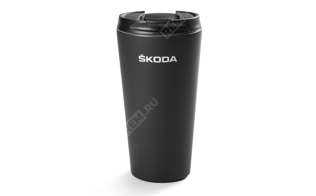 000069604Q  термокружка skoda thermo mug, black (фото 2)