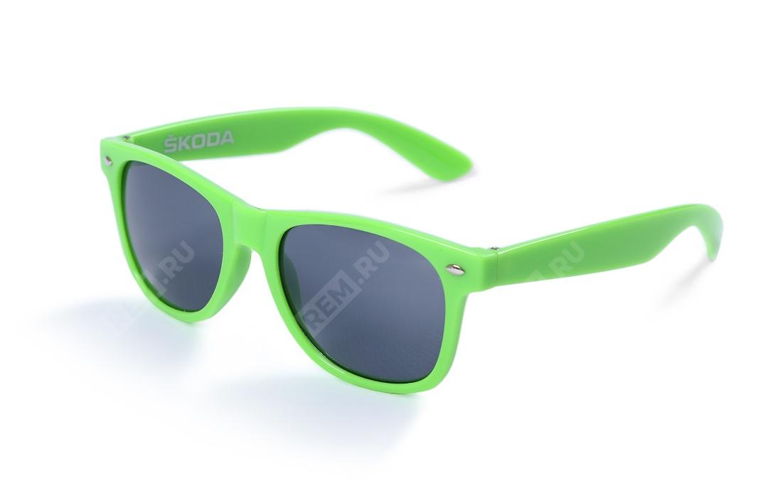  000087900R212  очки солнцезащитные skoda, зелёные (фото 1)