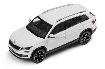  565099300S9R  модель автомобиля skoda kodiaq, 1:43, moon white (фото 1)