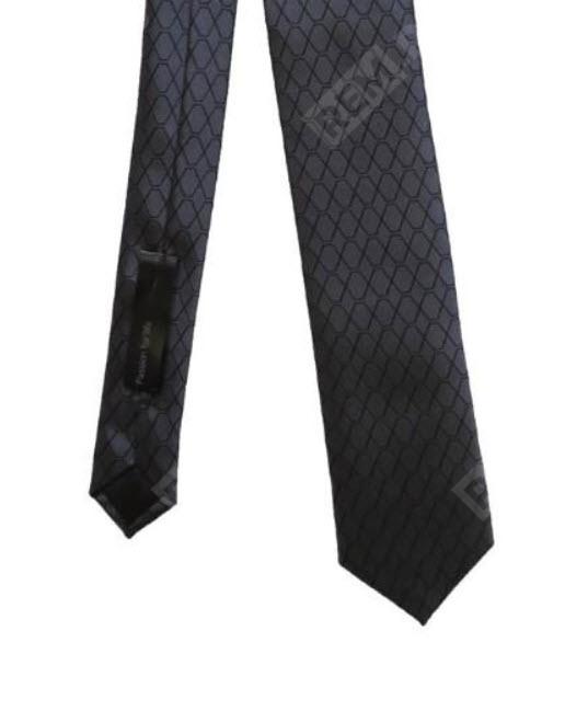  7711781038  галстук renault corporate (серый) (фото 1)