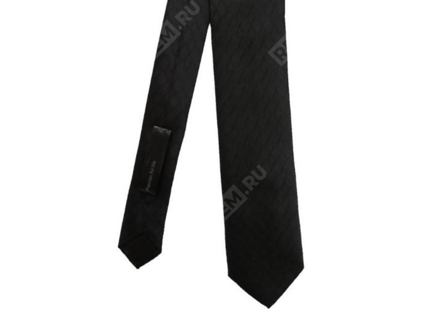  7711781039  галстук renault corporate (черный) (фото 1)