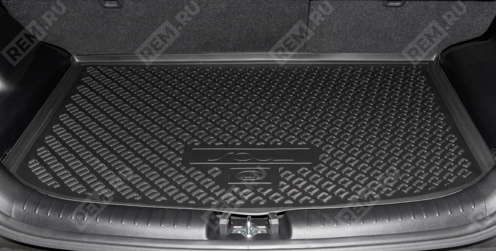  R8570B2100  ковер в багажник резиновый с бортом (фото 1)