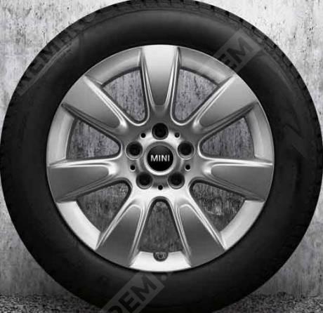  36112456926  колесо в сборе 17" imprint spoke 530, nokian hakkapeliitta 9 runflat, rdci (фото 1)