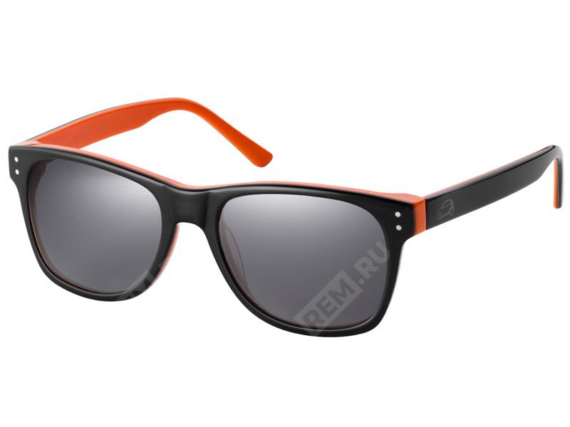  B67993098  солнцезащитные очки унисекс, passion, черный / оранжевый (фото 1)