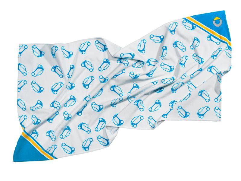  B67993099  полотенце, белый / синий, 100% хлопок (фото 1)