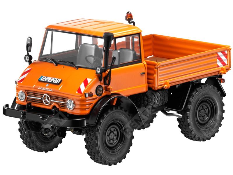  B66041213  модель unimog u 406, u84 / 900 полностью стальная кабина для коммунальных служб 1971-1989, 1:32, оранжевый (фото 1)