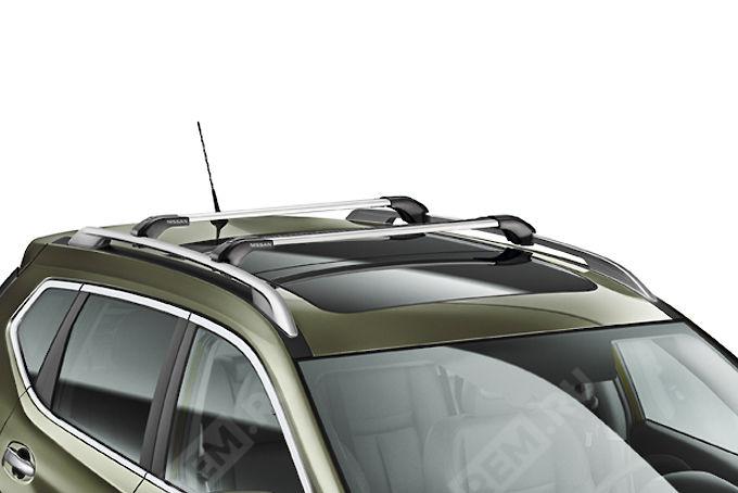  KE7324C010  багажные поперечины на крышу, алюминий, для авто с рейлингами (фото 1)