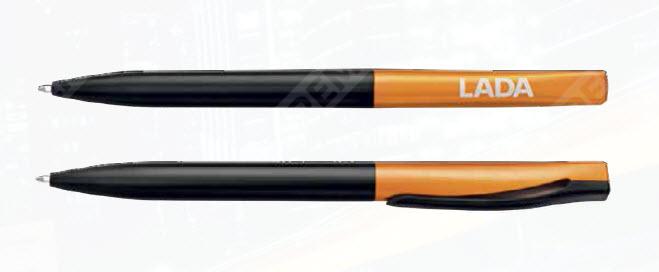  00004029029400  ручка lada, черная с оранжевым (фото 1)