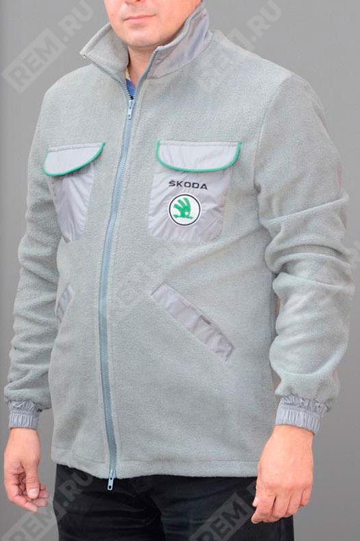 Куртка флис Skoda, размер 44-46 164-170  (универсальная)  SKD084006044  куртка флис skoda, размер 44-46 164-170  (фото 1)