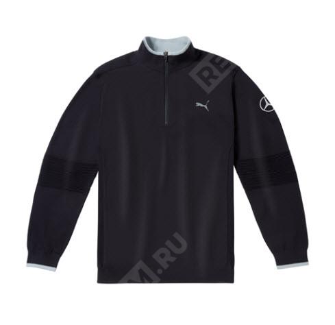  B66450298  свитер мужской для гольфа puma размер l черный (фото 1)