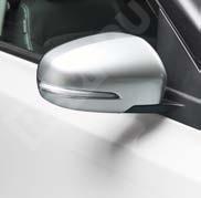  8472861M20QAK  накладка на зеркало, матовый алюминий, левая (для авто с поворотником на зеркале) (фото 1)