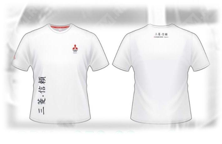  RU000012L  женская футболка mitsubishi, размер l (фото 1)