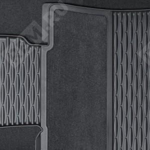  51472288260  ковры салона резиновые задние, черные (фото 1)