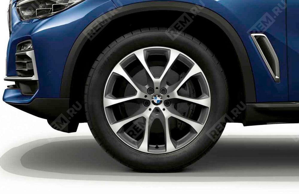  36112465438  комплект летних колес в сборе r20 v-spoke 738, bridgestone alenza 001 runflat, rdci (фото 1)