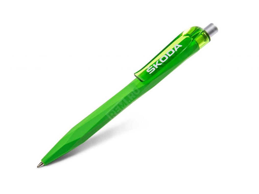  000087210AQ  шариковая ручка skoda, зеленая (фото 1)