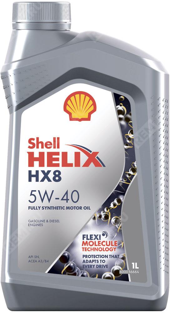  550046368  масло моторное shell helix hx8 5w-40, 1л (фото 1)