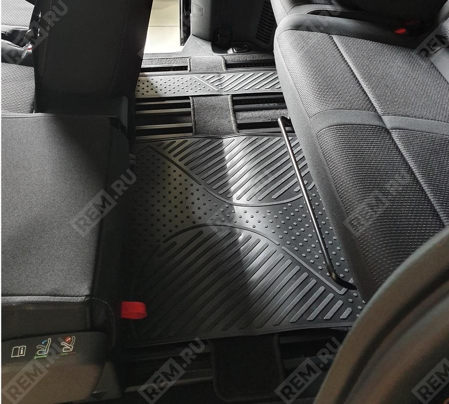  DK00000023  ковры салона полиуретановые 2 и 3 ряда сидений, короткая база (фото 2)