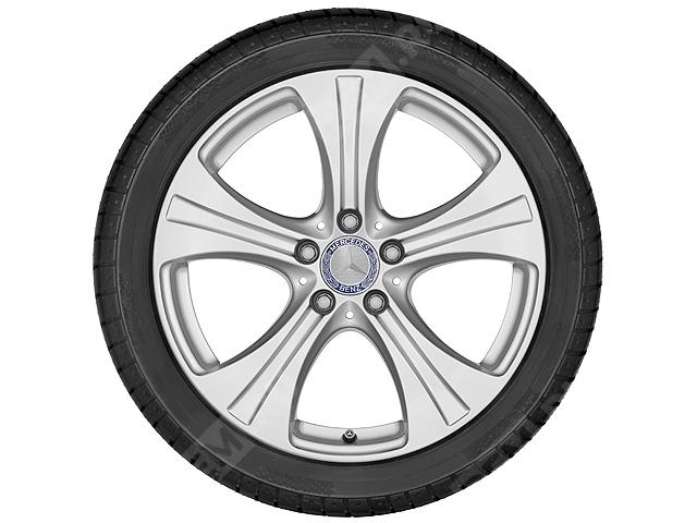  Q44030191012E  колесо в сборе r18, 5 спиц, bridgestone blizzak lm80 evo, rdk, левое (фото 1)