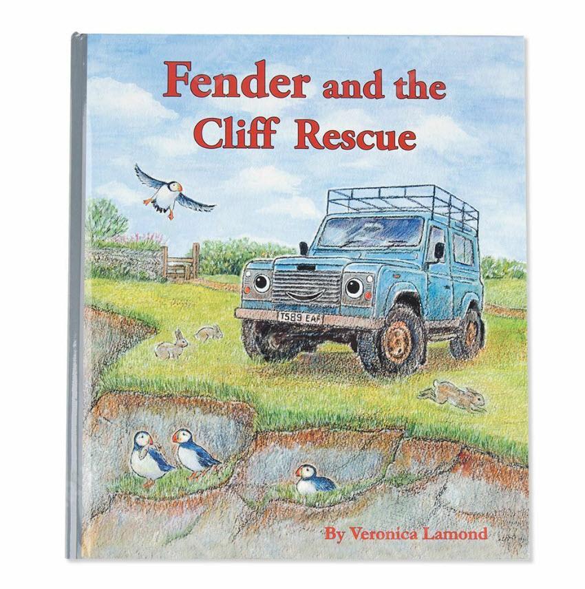  LDGF930NAA  детская книжка land rover fender and the cliff rescue (фото 1)